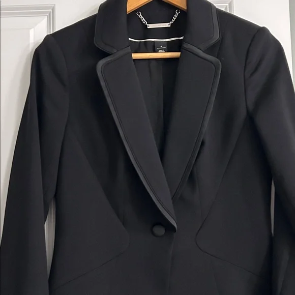 White House Black Market Classic Women's Tuxedo Blazer - Picture 3 of 5